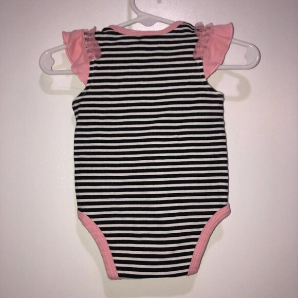 EUC Bebe Girl's onesie Size 3/6 months - Picture 2 of 3